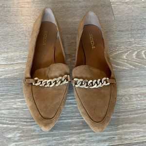 Brown Suede Loafers